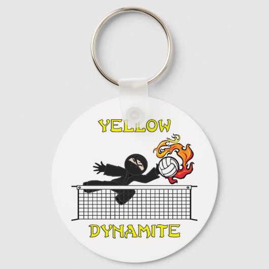 Yellow Dynamite Sleutelhanger (Voorkant)