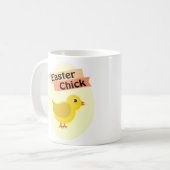 Yellow Easter Chick Koffiemok (Voorkant links)