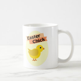 Yellow Easter Chick Koffiemok
