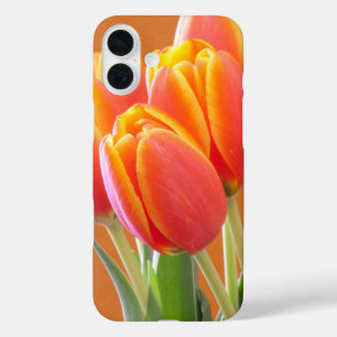 Yellow Edged Oranje Tulp foto iPhone 16 Plus Hoesje