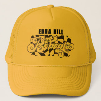 Yellow Edna Hill Bobcats Hat Trucker Pet