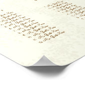 Yellow Elegance Ivoor  Birds Poster (Hoek)