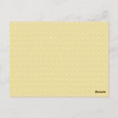 Yellow Elephant Baby shower Advies voor Moeder Kaa Briefkaart (Achterkant)