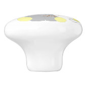 Yellow Elephant ballon Hearts Baby Boy Nursery Keramische Knop (Zijkant)