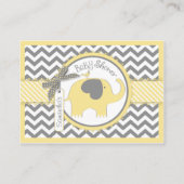 Yellow Elephant Bird Neem een Boek Kaart (Achterkant)