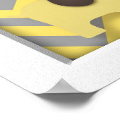 Yellow Elephant Nursery Word Wall Art Poster (Hoek)