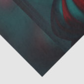 Yellow Eyed Halloween Clown Decoupage Papier (Detail)