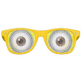Yellow Eyes Cartoon Goggle Party Kostuumbril Retro Zonnebril (Voorkant)