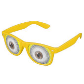 Yellow Eyes Cartoon Goggle Party Kostuumbril Retro Zonnebril (Gekanteld)