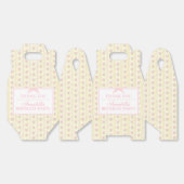 Yellow Fancy Floral Birthday Party Gable Favor Bedankdoosjes (Ongevouwen)