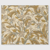 Yellow Fancy Roses Cadeaupapier (Vlak)