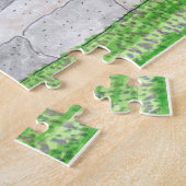 Yellow Farmhouse Puzzle Legpuzzel (Zijkant)