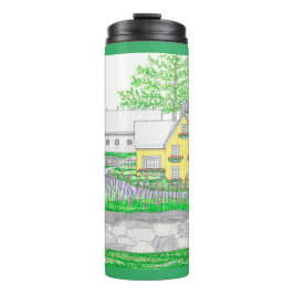 Yellow Farmhouse Thermal Tumbler Thermosbeker