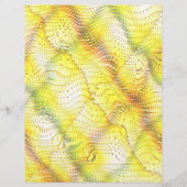 Yellow Faux Snakeskin Bulk Scrapbook Paper Pages Flyer (Achterkant)