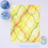 Yellow Faux Snakeskin Bulk Scrapbook Paper Pages Flyer (Enkel)