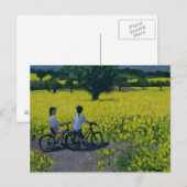 Yellow Field Kedleston Derby Briefkaart (Voorkant / Achterkant)