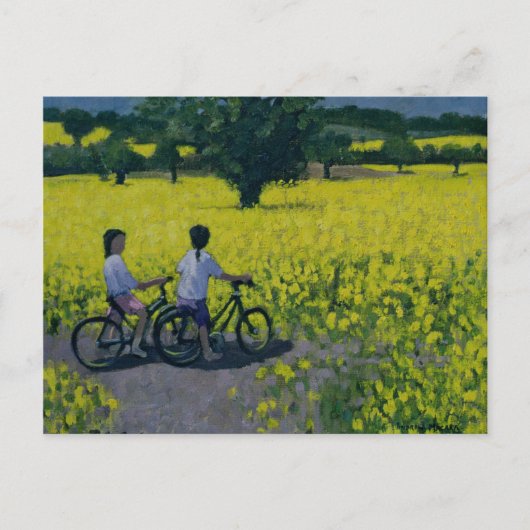 Yellow Field Kedleston Derby Briefkaart (Voorkant)