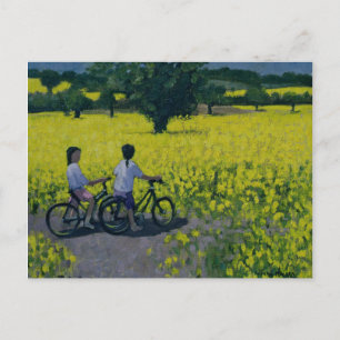 Yellow Field Kedleston Derby Briefkaart