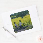 Yellow Field Kedleston Derby Vierkante Sticker (Envelop)