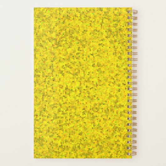 Yellow Fiesta Planner (Achterkant)