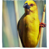 Yellow Finch Douchegordijn (Voorkant)