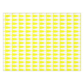 Yellow Fir kerstbomen Pattern Tafelkleed (Voorkant (Horizontaal))