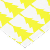 Yellow Fir kerstbomen Pattern Tafelkleed (Gekanteld)