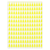Yellow Fir kerstbomen Pattern Tafelkleed (Voorkant)