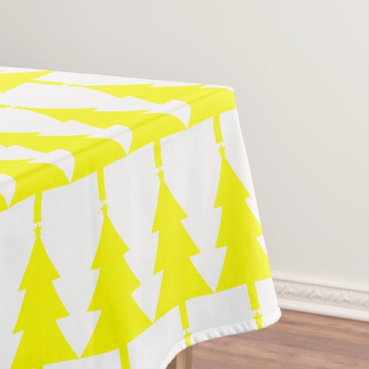 Yellow Fir kerstbomen Pattern Tafelkleed (Voorbeeld)