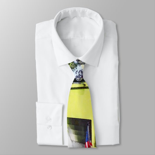 Yellow Fire Truck Stropdas (Gebonden)