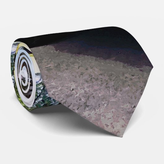 Yellow Fire Truck Stropdas (Opgerold)