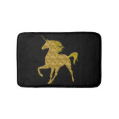 Yellow Fire Unicorn Bath Mat (Voorkant)