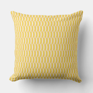 Yellow Fish Scales-patroon Buitenkussen