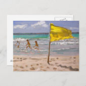 Yellow Flag Barbados 2010 Briefkaart (Voorkant / Achterkant)