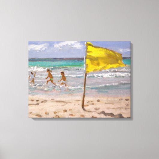 Yellow Flag Barbados 2010 Canvas Afdruk (Voorkant)