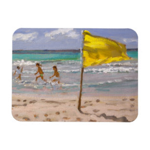 Yellow Flag Barbados 2010 Magneet