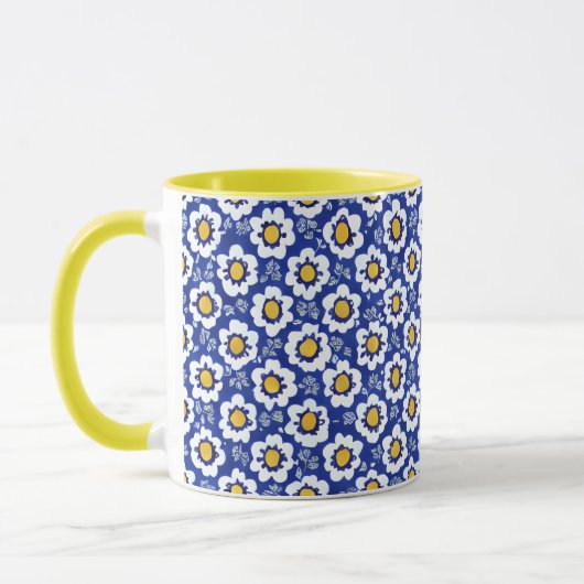 Yellow Floral Arabic Pattern Mok (Links)