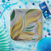 Yellow Floral Bord (Feest)