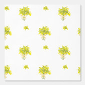 Yellow Floral Bouquet Wallpaper Behang (Voorkant)