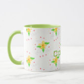 Yellow Floral Coffee Mok (Links)