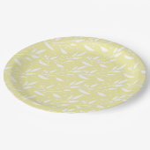 Yellow Floral Design Party Supply Bord (Gekanteld)