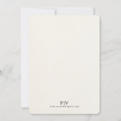 Yellow Floral Lijst bruiloft uitnodiging (Achterkant)