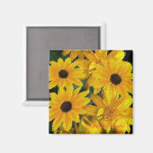 'Yellow Floral' Magneet (Voorkant / Achterkant)