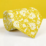Yellow Floral Pattern Custom Necktie Stropdas<br><div class="desc">This custom necktie features a sophisticated floral pattern, making it a stylish and unique accessory. It's perfect for adding a touch of personality to any outfit, whether it's for a special occasion or everyday wear. The high-quality fabric ensures a comfortable and long-lasting wear, and the custom design allows you to...</div>