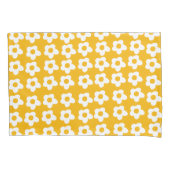 Yellow Floral Pillow Hoesje Kussensloop (Voorkant)