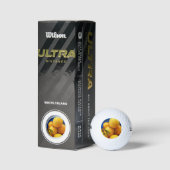 Yellow Florida Lemons Golfballen (Verpakking)