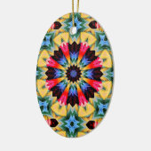 Yellow Flower Abstract Ornament (Links)
