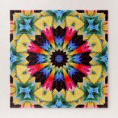 Yellow Flower Abstracte puzzel (Horizontaal)