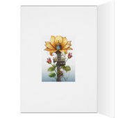 Yellow Flower Address Change Kaart (Binnen (Links))