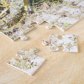 Yellow Flower Bike op straat Legpuzzel (Zijkant)